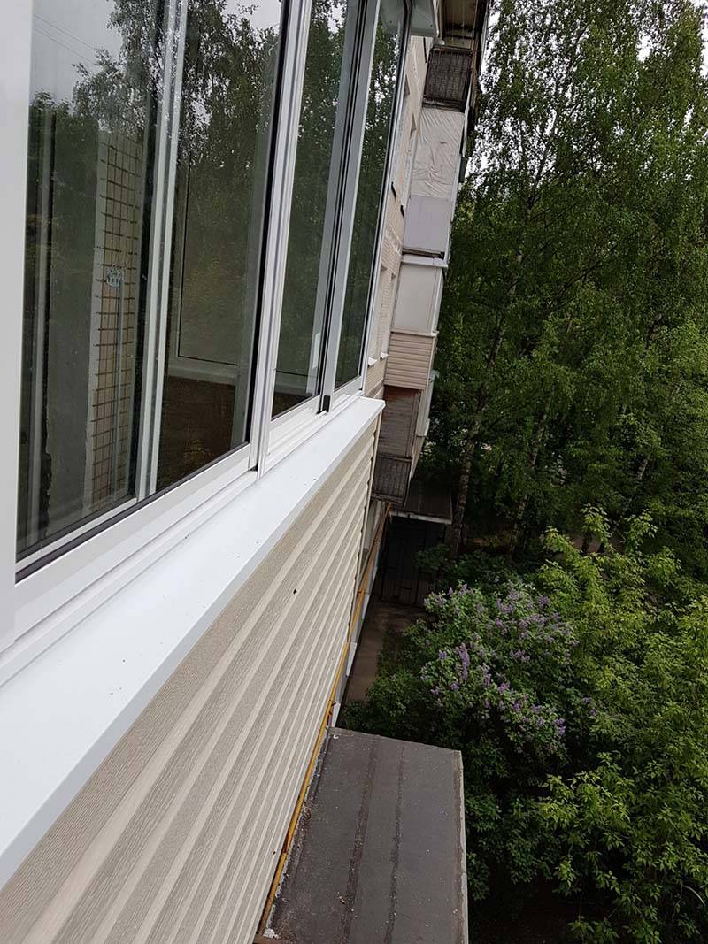 Внешняя ремонт балкона